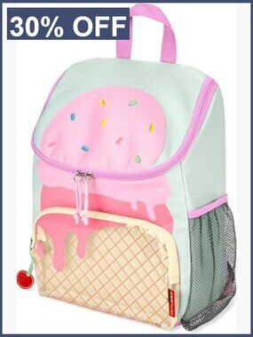 Big Kid Backpack for Preschool Ages 3-4, Roomy Interior, Easy-Access,
